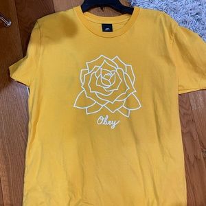 OBEY rose shirt